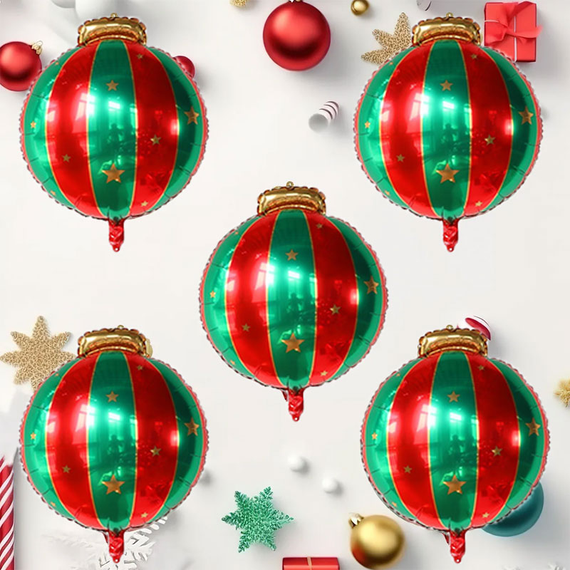Party Event Supply Store - 5 stks Rood Groen Kerst Bal