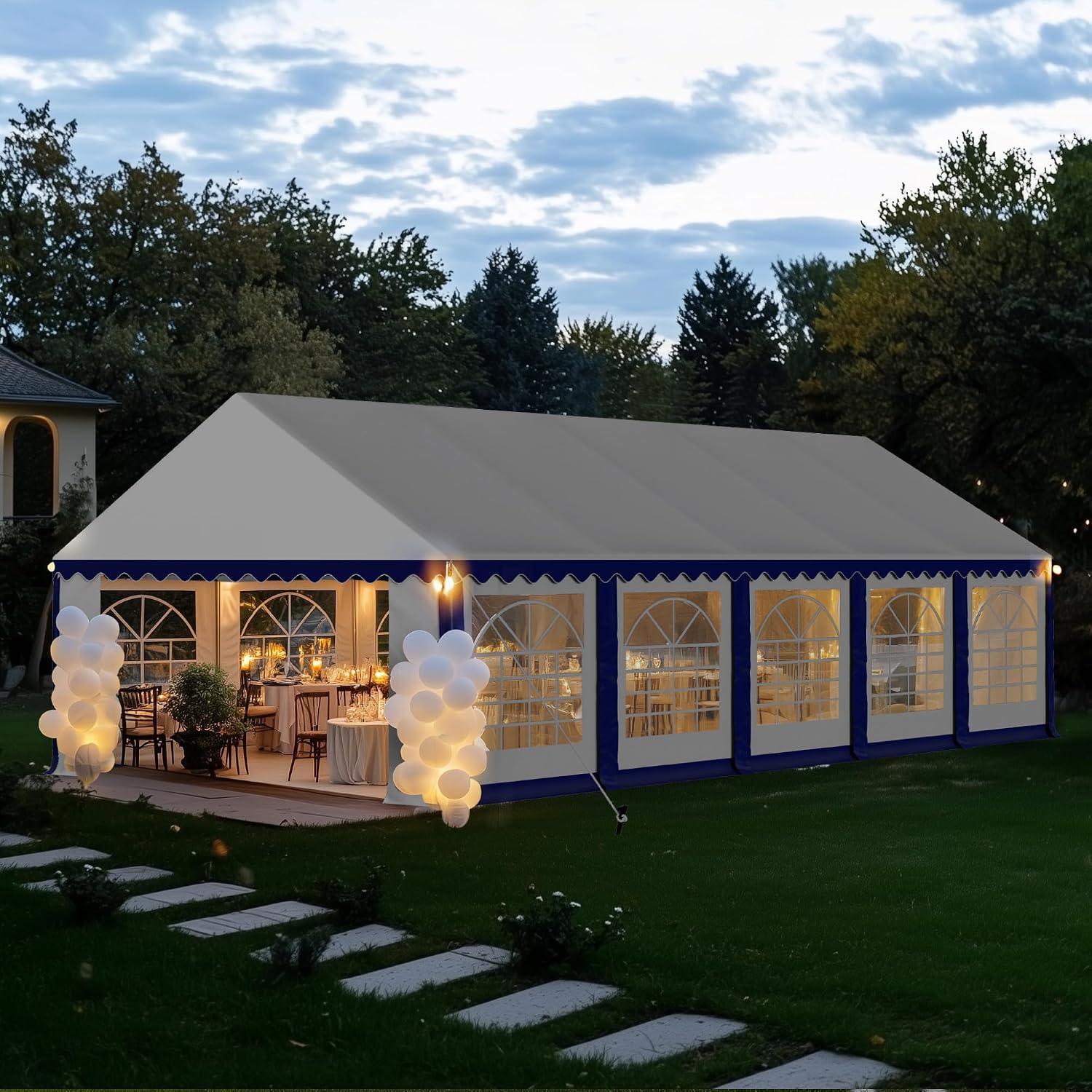 Event & Party Supply - Feesttent 16x32ft, Bruiloft Evenement Zware Partytenten,