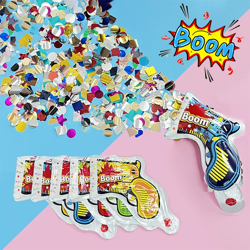 Confetti Cannon Tube - 10 stuks verjaardagsfeestje ballonnen, compacte en