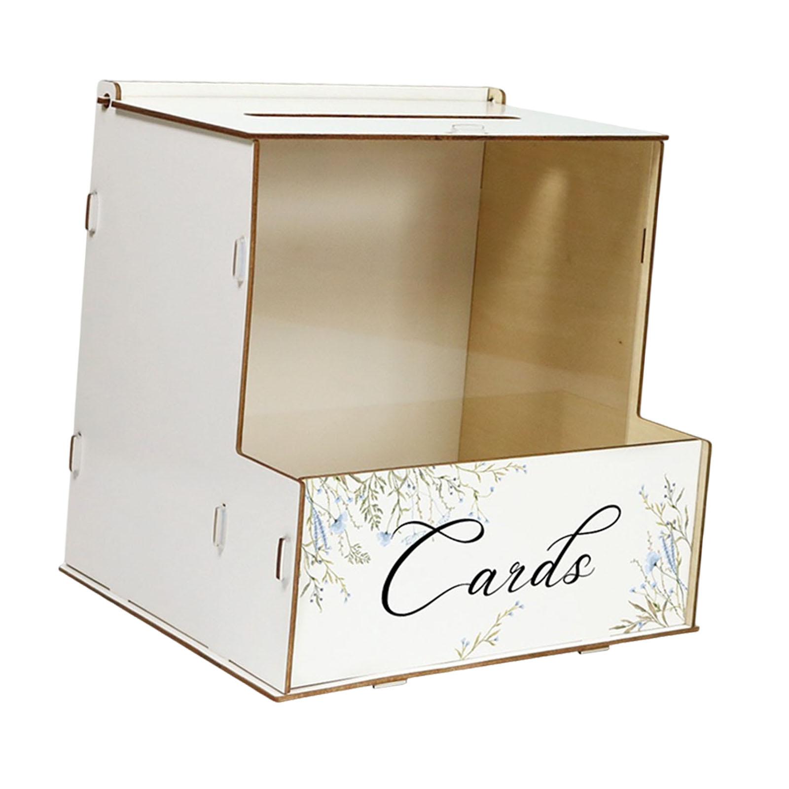 Event Party Box - Gepersonaliseerde, rustieke kaartdoos voor bruiloften, met