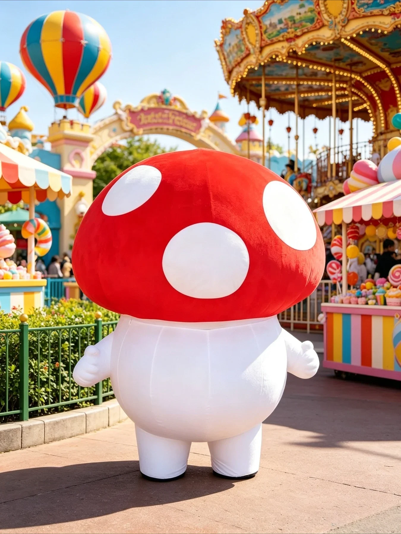 Opblaasbaar paddenstoelmascott - Event & Party Supply recensie en prijs