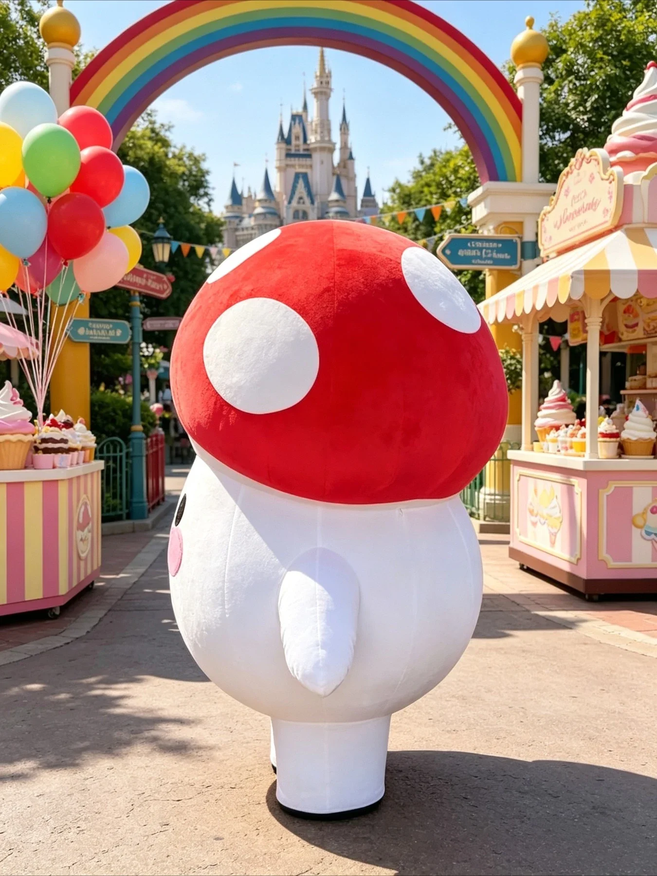 Opblaasbaar paddenstoelmascott - Event & Party Supply recensie en prijs