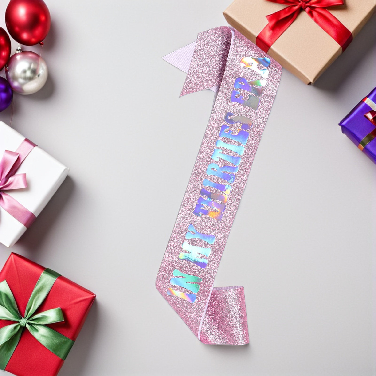 Verjaardagsband voor dames, gl - Birthday Sash Glitter recensie en prijs