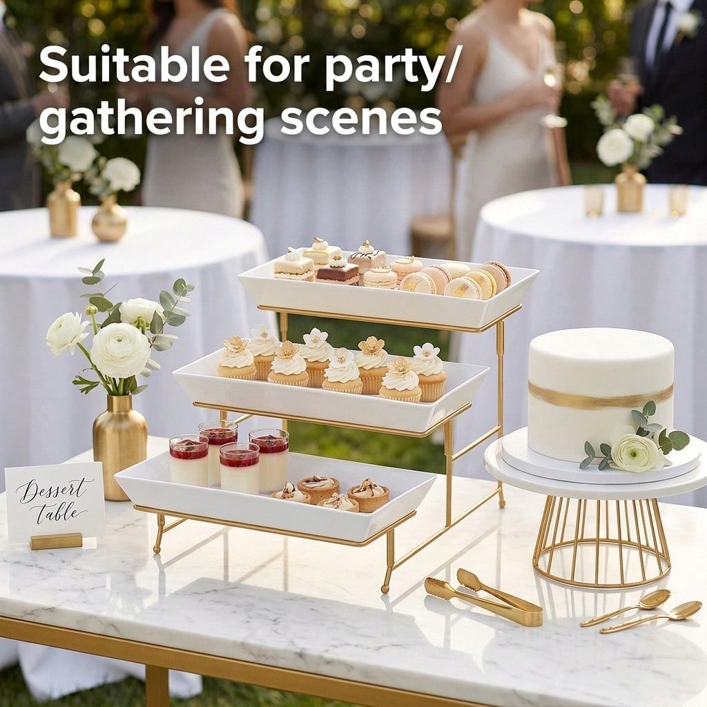BLAGEPORT 1 stuks 3-laags dess - Cupcake Stand Tier recensie en prijs