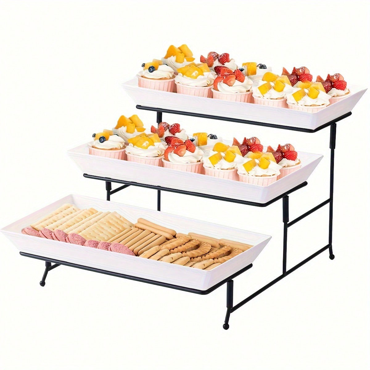 BLAGEPORT 1 stuks 3-laags dess - Cupcake Stand Tier recensie en prijs