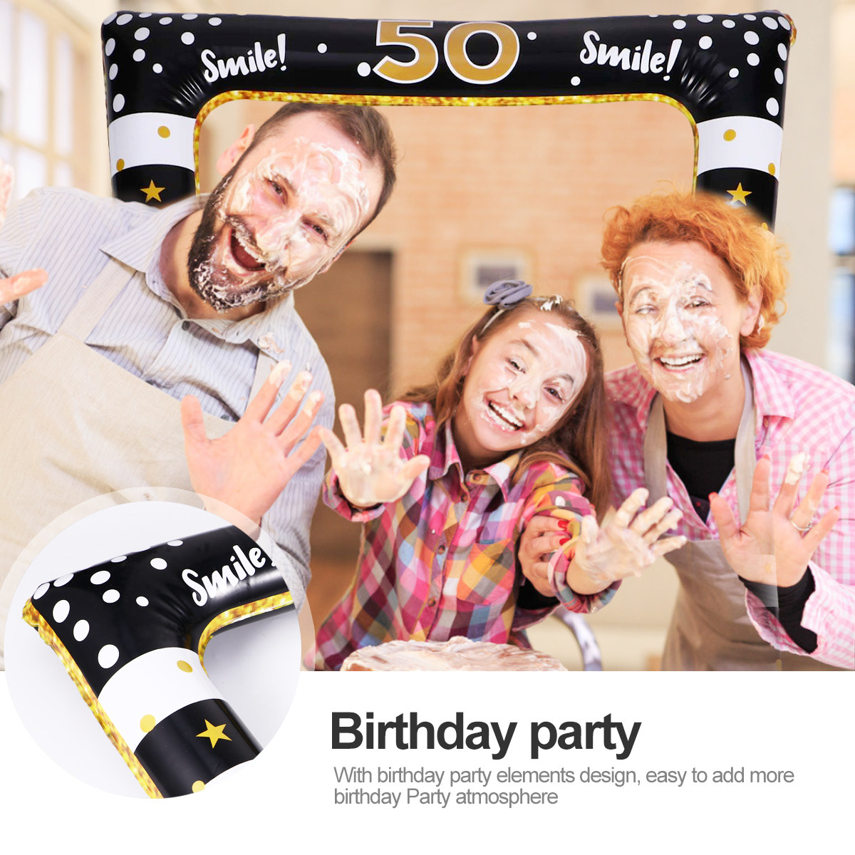 Fotobooth met opblaasbare deco - Photo Booth Frame recensie en prijs