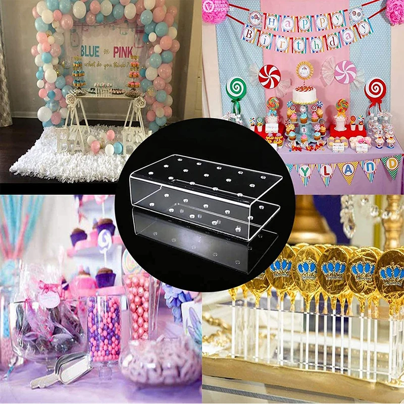 Hole Cake Pop Stand Snoep Disp - Cotton Candy Cone recensie en prijs
