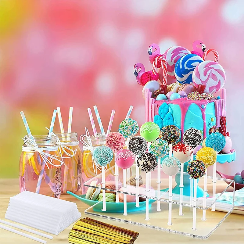 Hole Cake Pop Stand Snoep Disp - Cotton Candy Cone recensie en prijs