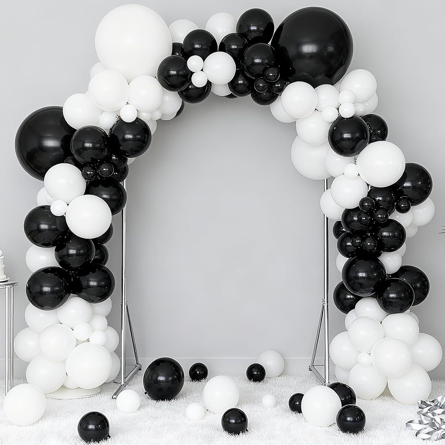 136 stuks zwart-witte latex ba - Event Launch Party recensie en prijs