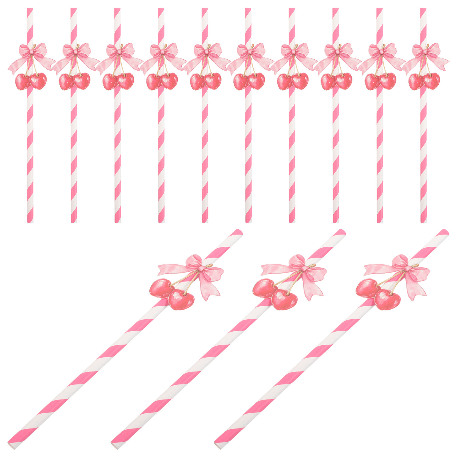 50 stuks papieren rietjes met  - Paper Straw Color recensie en prijs