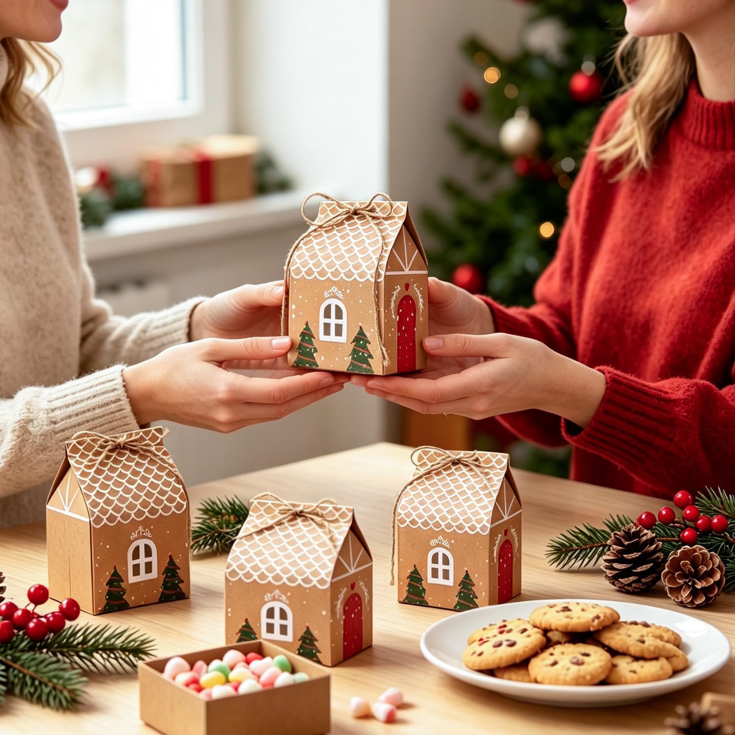 10/50 stuks Kerstcadeautasjes  - Event Party Box recensie en prijs