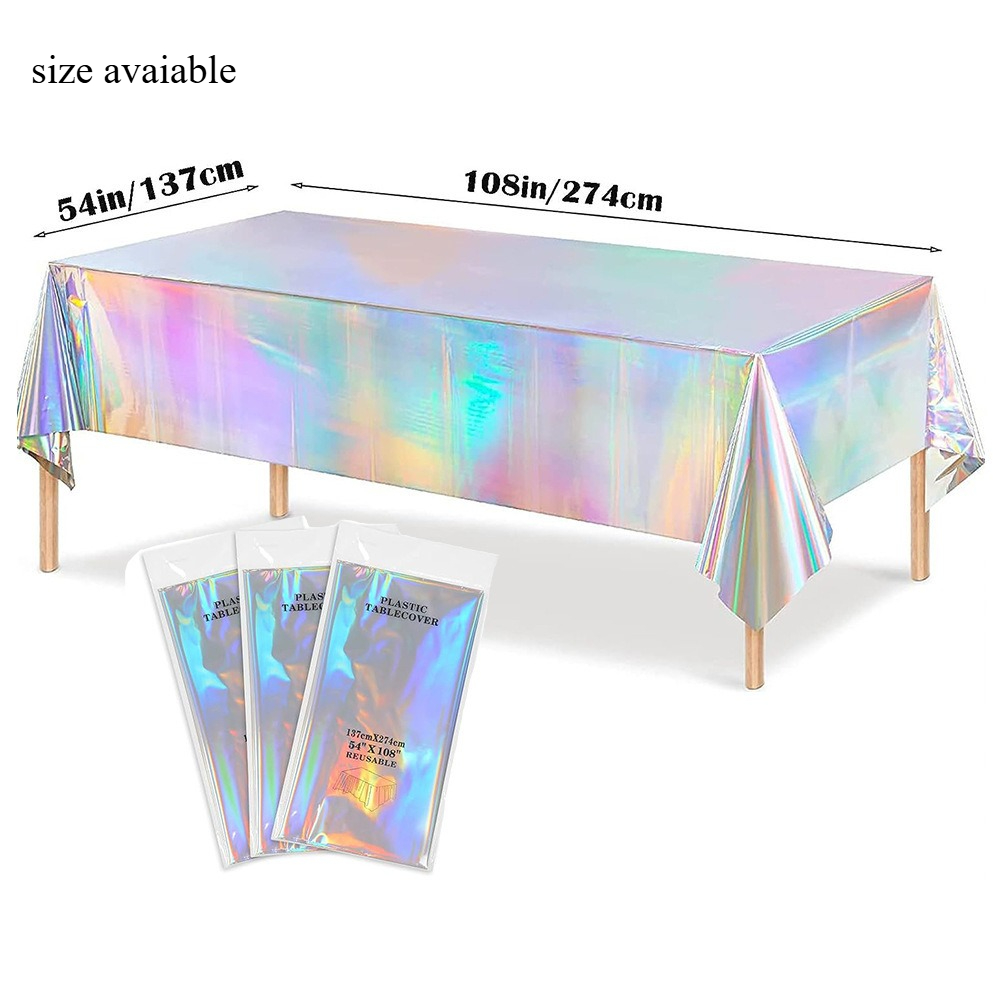 Holografisch feesttafelkleed W - Table Cloth Disposable recensie en prijs