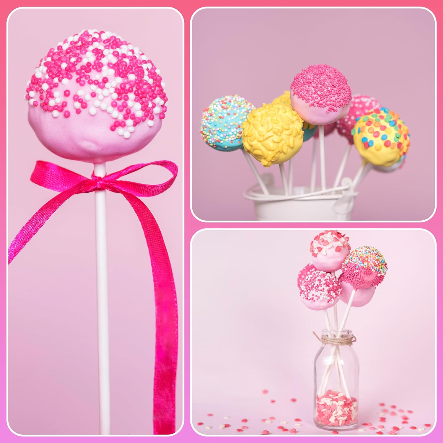 100 Stuks DIY Snoep Sticks Lol - Cotton Candy Cone recensie en prijs