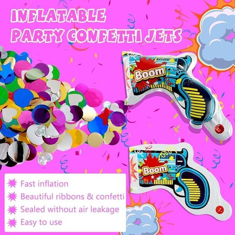 10 stuks opblaasbare confettik - Confetti Cannon Tube recensie en prijs