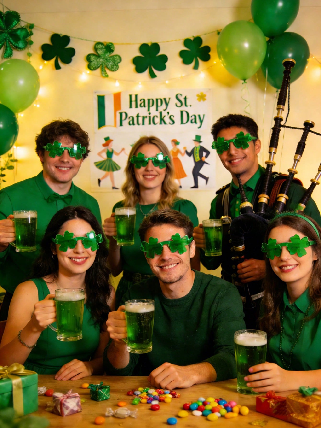 12/6/1 Paar St. Patrick's Day  - Event & Party Supply recensie en prijs